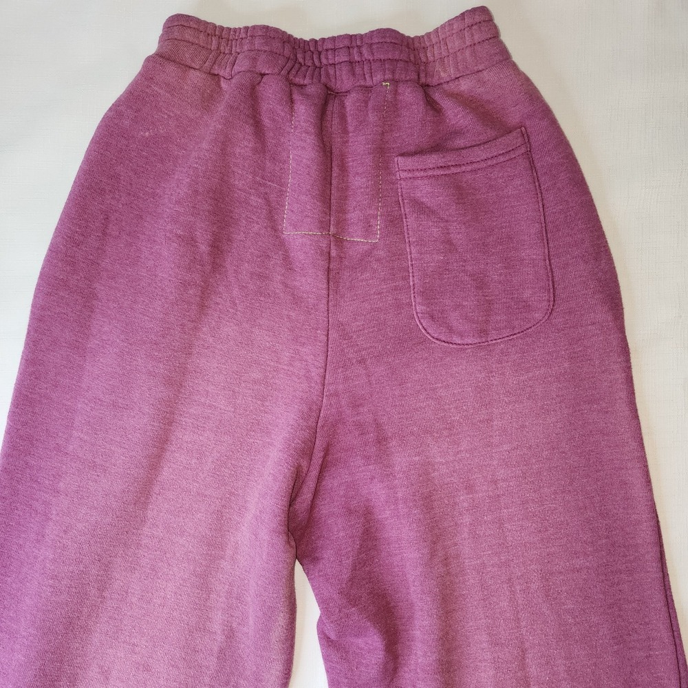 Aviator Nation Set Essential Cropped Sweatshirt W Pants in Faded Purple Size XS - Picture 13 of 16